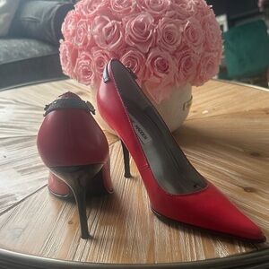 Steve Madden Vibrant Red Heels